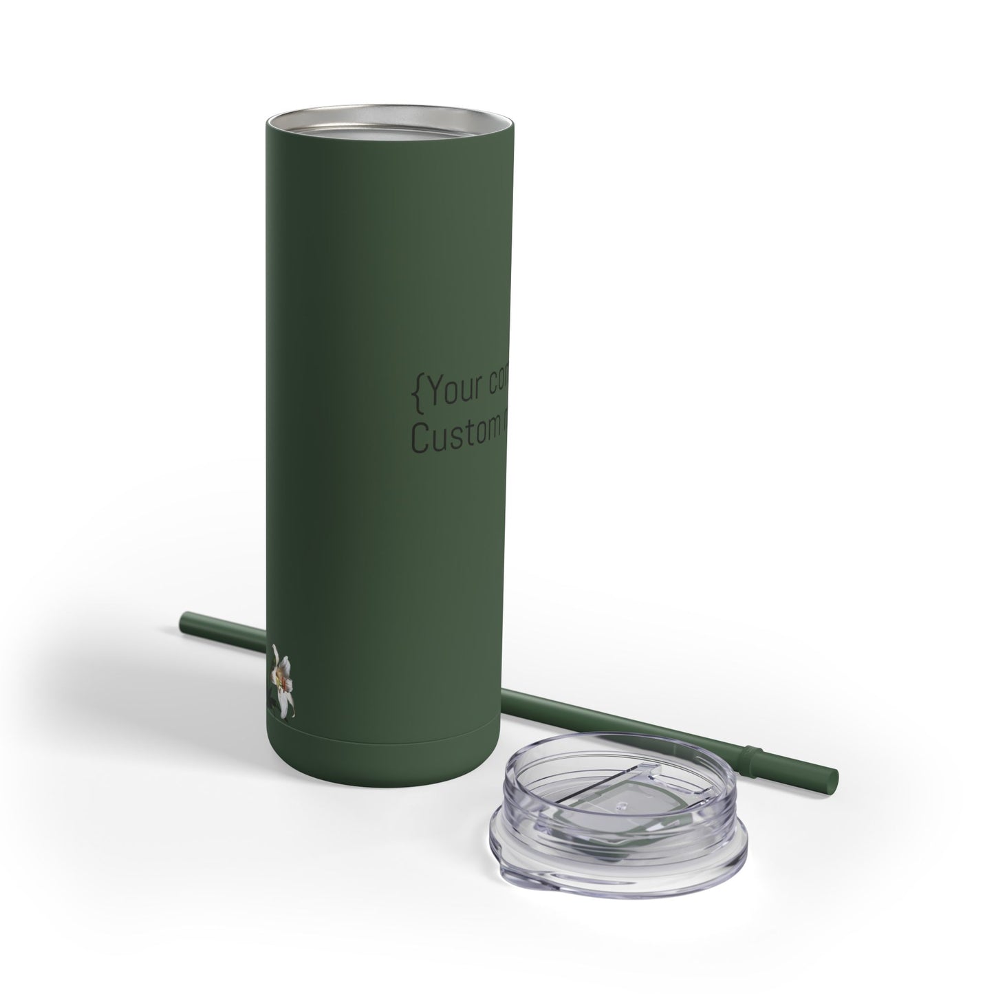 Matte Tumbler with Straw 20oz