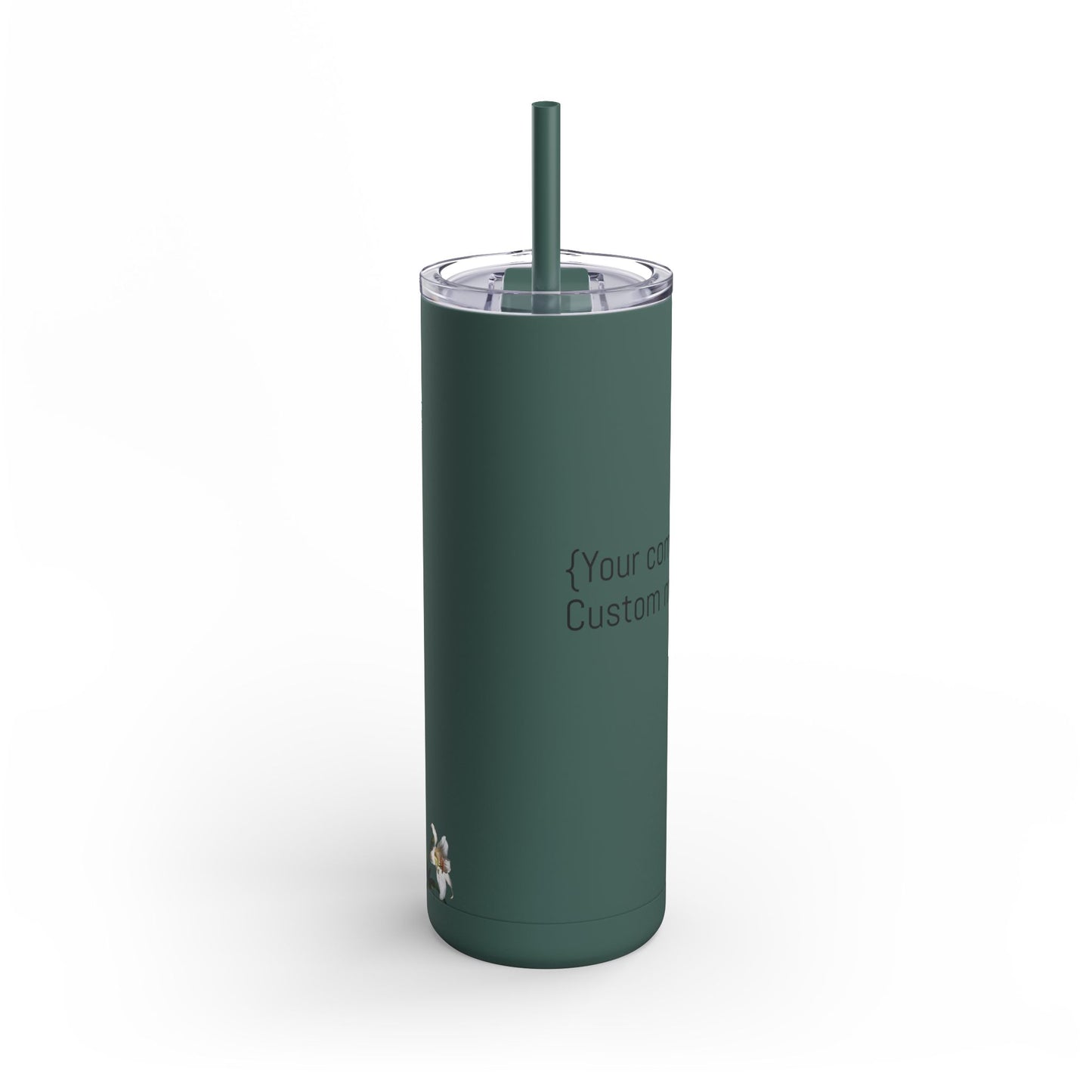 Matte Tumbler with Straw 20oz