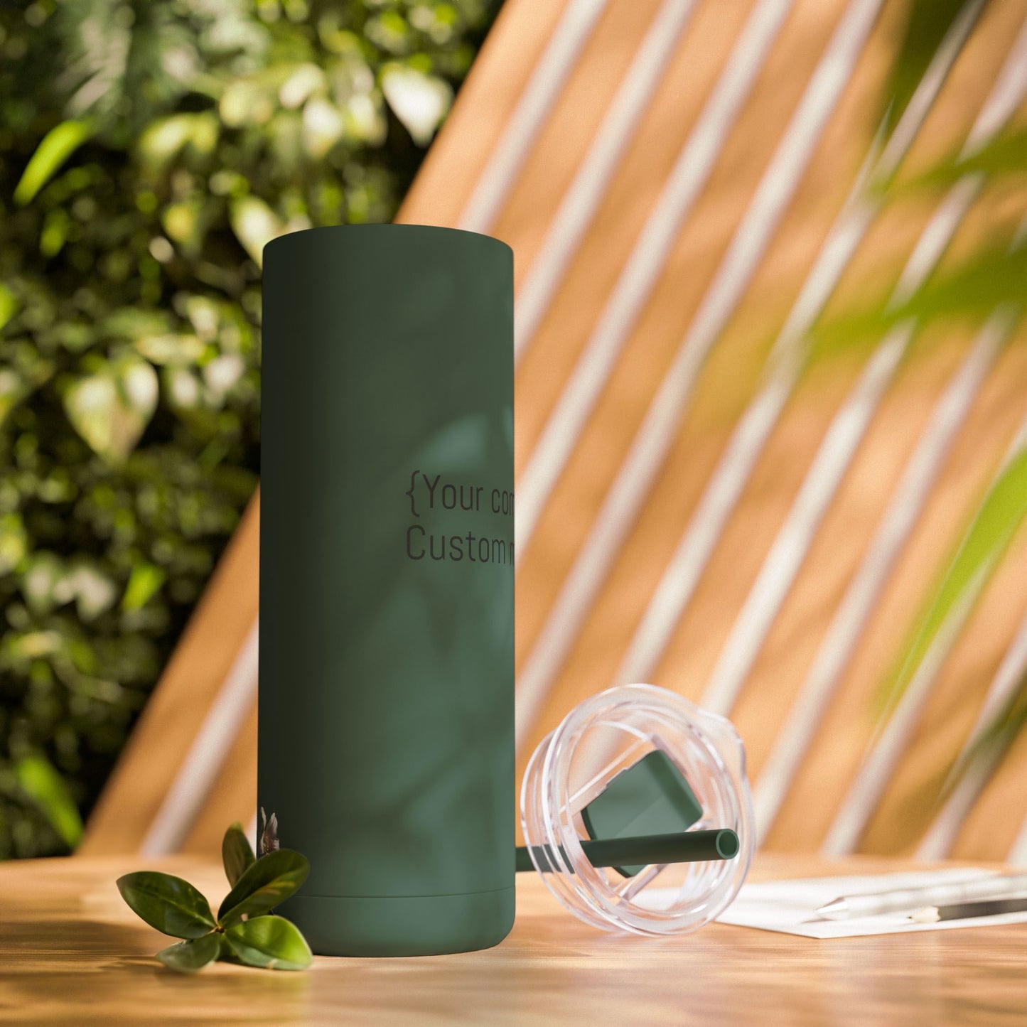 Matte Tumbler with Straw 20oz