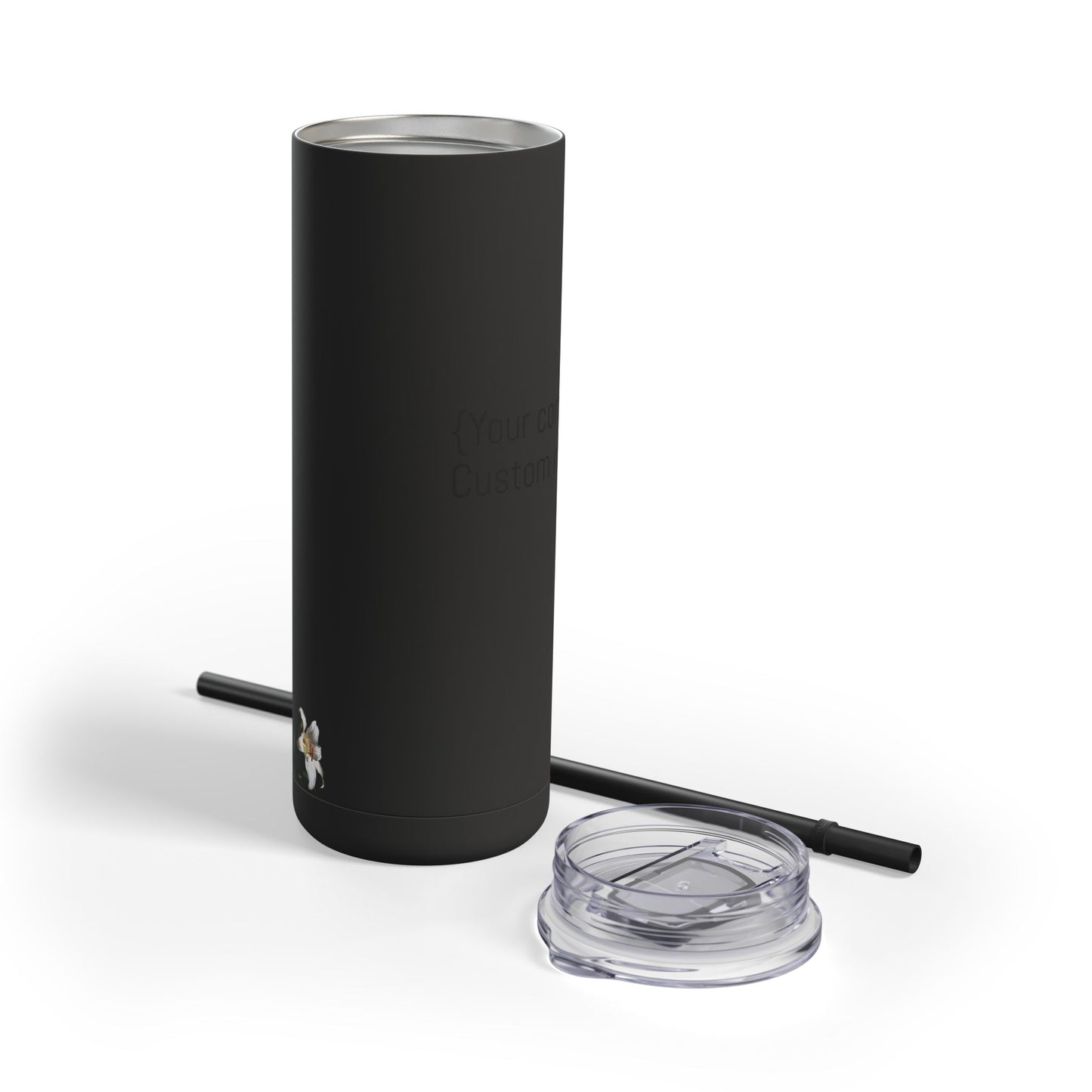 Matte Tumbler with Straw 20oz