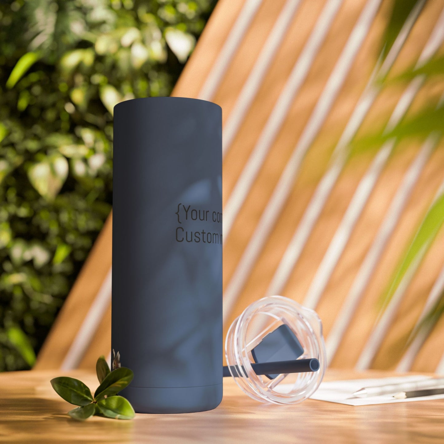 Matte Tumbler with Straw 20oz