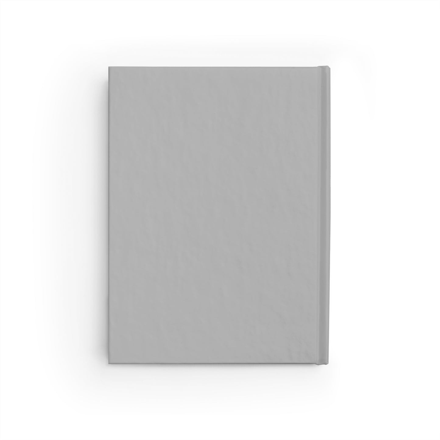 Journal - Ruled Line Grey 5" x 7" | Matte laminated cover |Journal Matte|Note Pad| Casewrap binding| Office Supplies|customizable