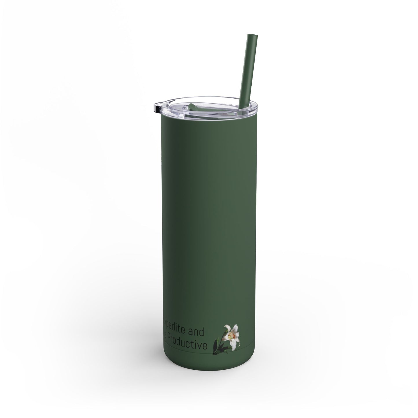 Matte Tumbler with Straw 20oz