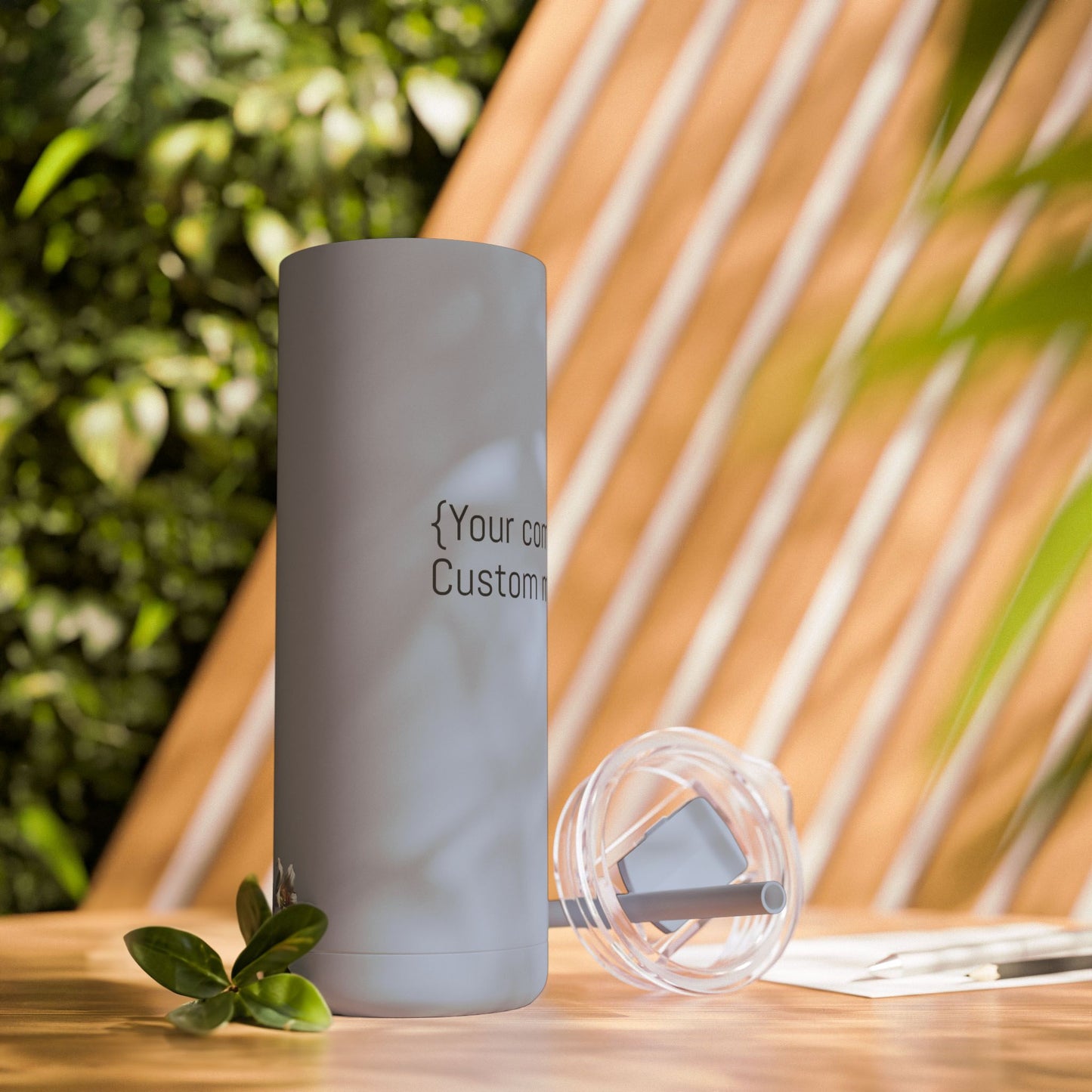 Matte Tumbler with Straw 20oz