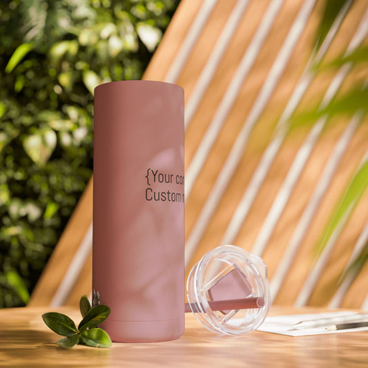 Matte Tumbler with Straw   20oz