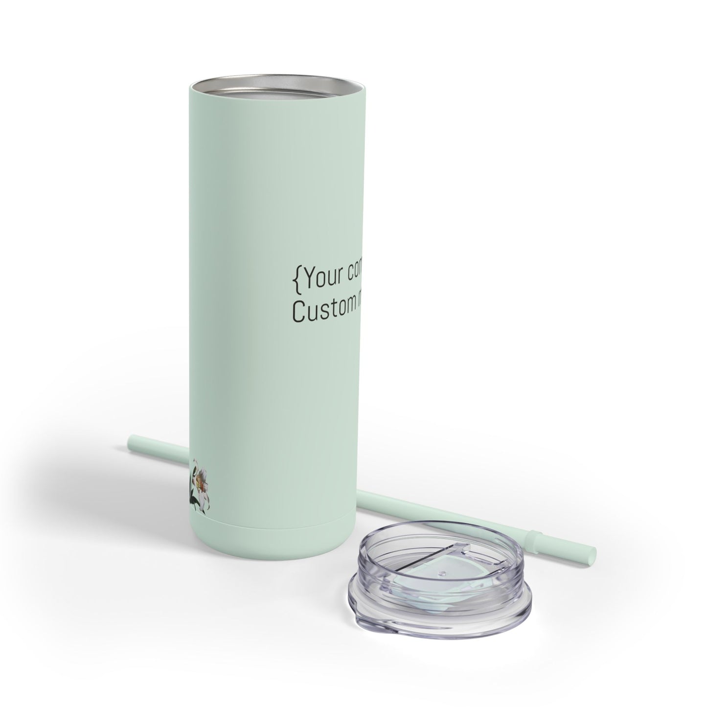 Matte Tumbler with Straw 20oz