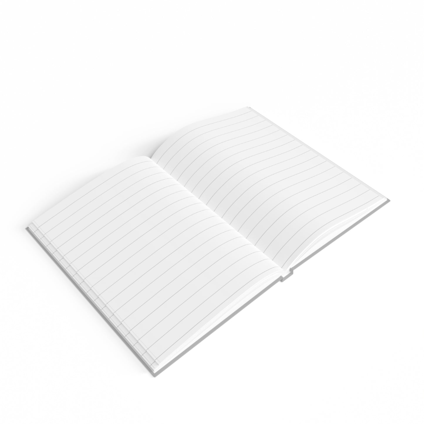 Journal - Ruled Line Grey 5" x 7" | Matte laminated cover |Journal Matte|Note Pad| Casewrap binding| Office Supplies|customizable