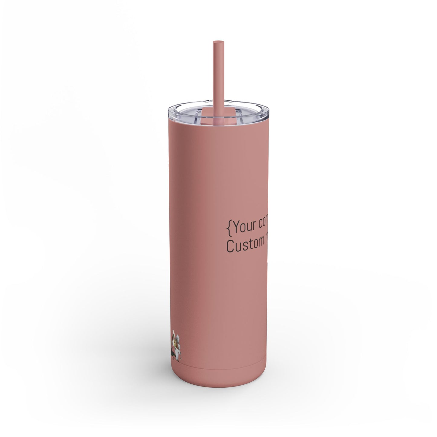 Matte Tumbler with Straw 20oz