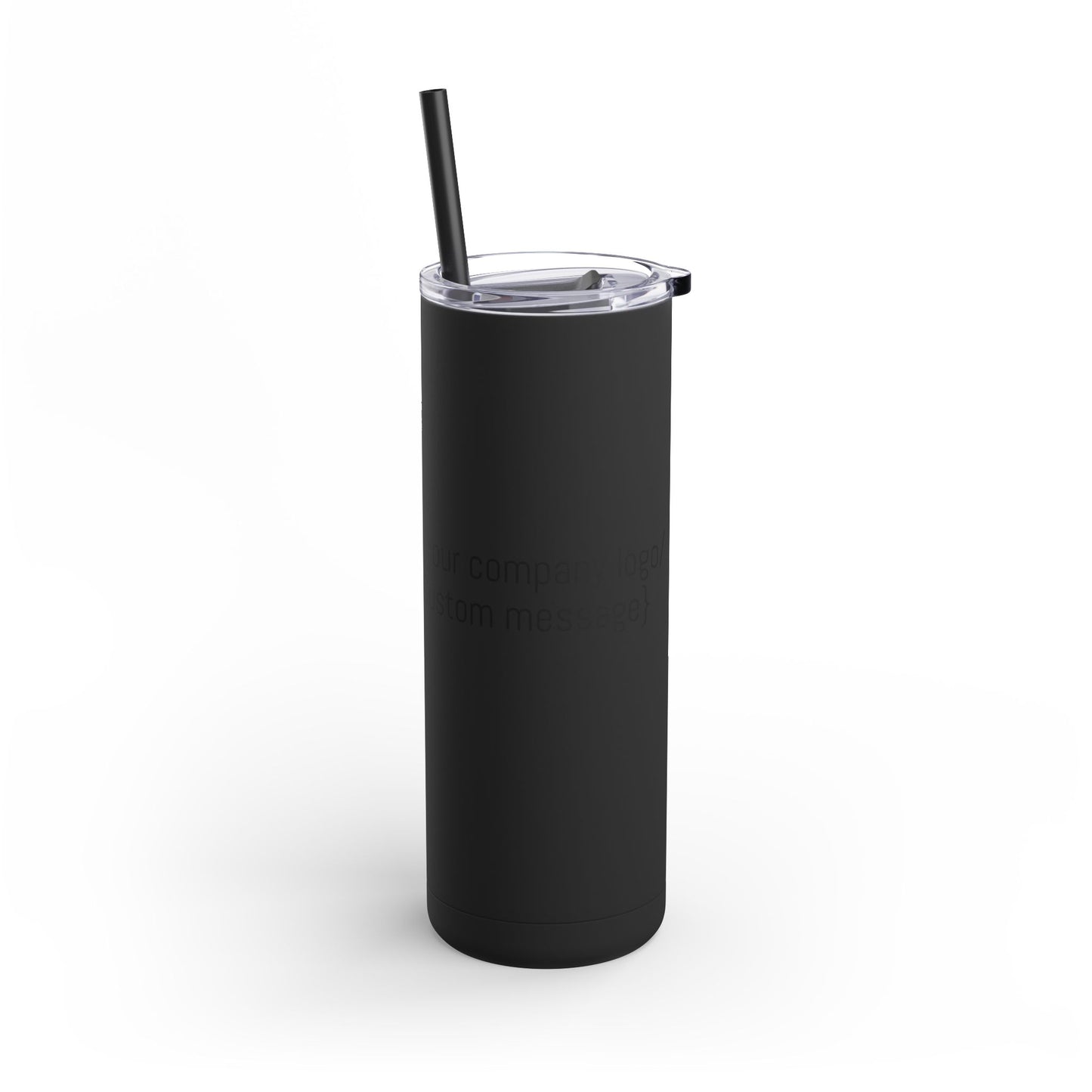Matte Tumbler with Straw 20oz