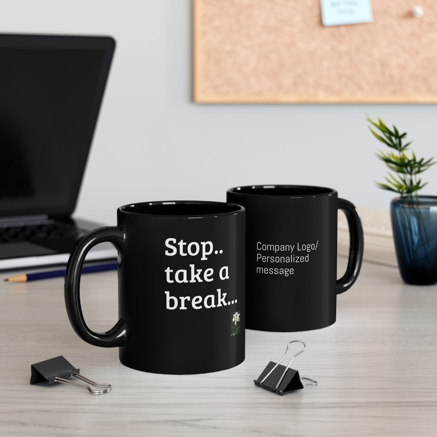 Black Mug (11oz, 15oz) | Office Mugs| Bulk Office Mugs| Customized mugs| Black Mugs| Company logo mugs| Personalized mug