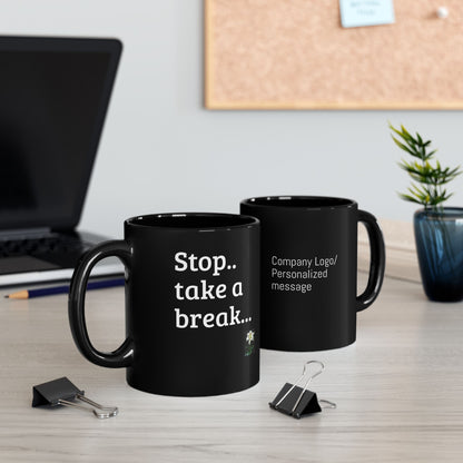 Black Mug (11oz, 15oz) | Office Mugs| Bulk Office Mugs| Customized mugs| Black Mugs| Company logo mugs| Personalized mug