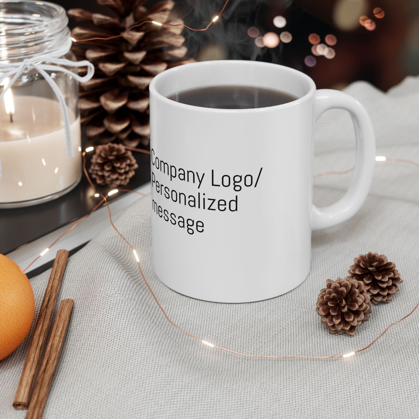 [Bulk] Ceramic Mug, 11oz| Office Mugs| Bulk Office Mugs| Customized mugs| White Mugs| Company logo mugs| Personalized mug