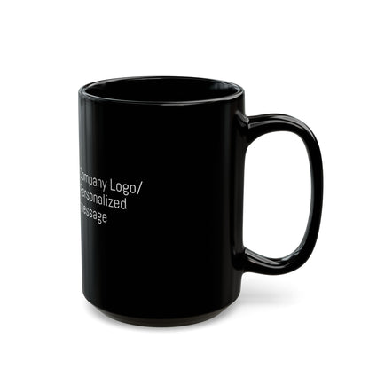 [Bulk] Black Mug (11oz, 15oz)| Office Mugs| Bulk Office Mugs| Customized mugs| Black Mugs| Company logo mugs| Personalized mug