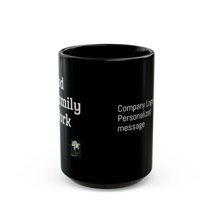 [Bulk] Black Mug (11oz, 15oz)| Office Mugs| Bulk Office Mugs| Customized mugs| Black Mugs| Company logo mugs| Personalized mug