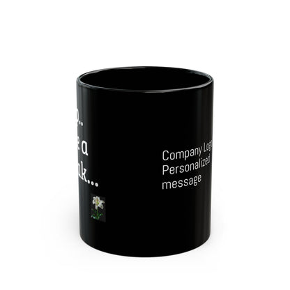 Black Mug (11oz, 15oz) | Office Mugs| Bulk Office Mugs| Customized mugs| Black Mugs| Company logo mugs| Personalized mug