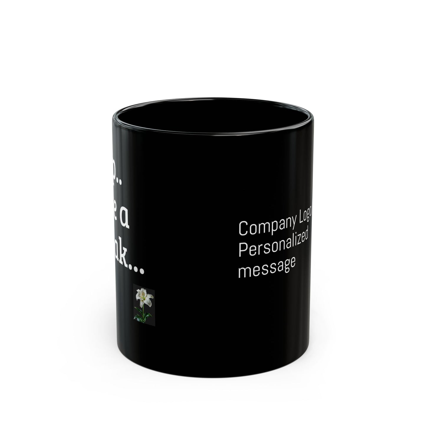 [Bulk] Black Mug (11oz, 15oz) | Office Mugs| Bulk Office Mugs| Customized mugs| Black Mugs| Company logo mugs| Personalized mug