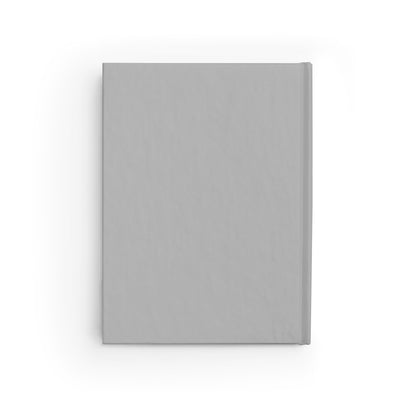 Journal - Ruled Line Grey 5" x 7" | Matte laminated cover |Journal Matte|Note Pad|  Casewrap binding| Office Supplies|customizable