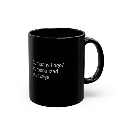 Black Mug (11oz, 15oz) | Office Mugs| Bulk Office Mugs| Customized mugs| Black Mugs| Company logo mugs| Personalized mug