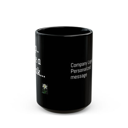 Black Mug (11oz, 15oz) | Office Mugs| Bulk Office Mugs| Customized mugs| Black Mugs| Company logo mugs| Personalized mug