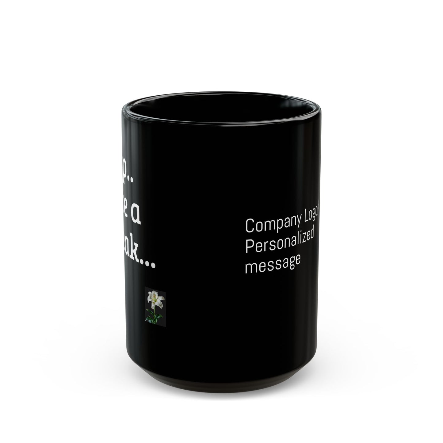 [Bulk] Black Mug (11oz, 15oz) | Office Mugs| Bulk Office Mugs| Customized mugs| Black Mugs| Company logo mugs| Personalized mug