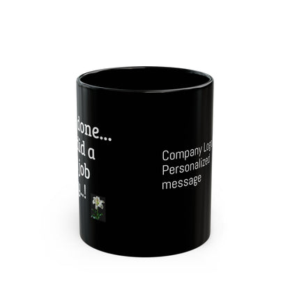 Black Mug (11oz, 15oz)| Office Mugs| Bulk Office Mugs| Customized mugs| Black Mugs| Company logo mugs| Personalized mug